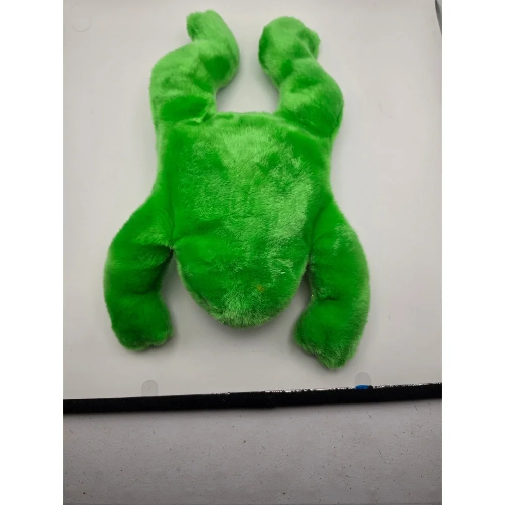 Ty Beanie Buddies Legs the Frog Green Plush Stuffed Animal 2001 17 inch